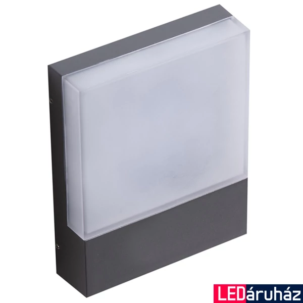 Azzardo Civita kültéri fali lámpa, szürke, Beépített LED, 800 lm, AZ-4361
