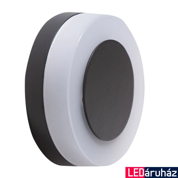 Azzardo Enok kültéri fali lámpa, szürke, Beépített LED, 700 lm, AZ-4460