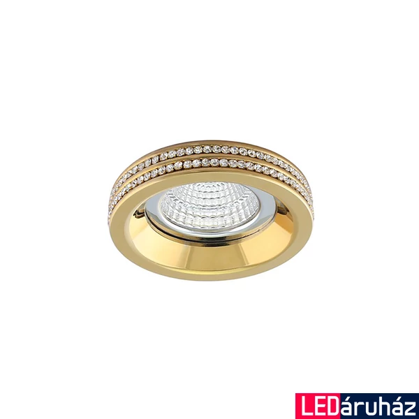 Azzardo Eva beépíthető lámpa, arany, GU10, 1x50W, AZ-1459
