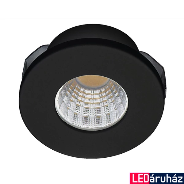 Azzardo Fill beépíthető lámpa, fekete, Beépített LED, 425 lm, AZ-3381