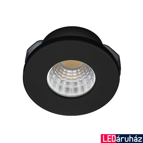Azzardo Fill beépíthető lámpa, fekete, Beépített LED, 425 lm, AZ-3382