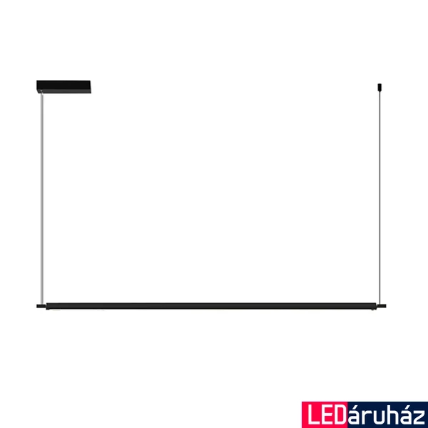Azzardo Flash 1 ágú függeszték, fekete, Beépített LED, 6230 lm, AZ-3203