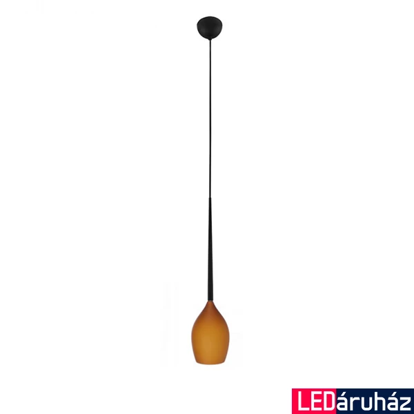 Azzardo Izza 1 ágú függeszték, borostyán, E14, 1x28W, AZ-1221
