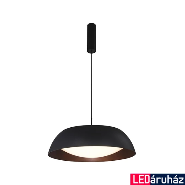 Azzardo Lenox 1 ágú függeszték, fekete, Beépített LED, 1x40W, 3280 lm, AZ-3148