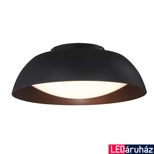 Azzardo Lenox mennyezeti lámpa, fekete, 3000K melegfehér, beépített LED, 40W, 3280 lm, AZ-3146