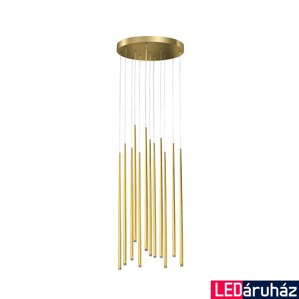 Azzardo Louise többágú függeszték, arany, 3000K melegfehér, beépített LED, 36W, 2400 lm, AZ-3420