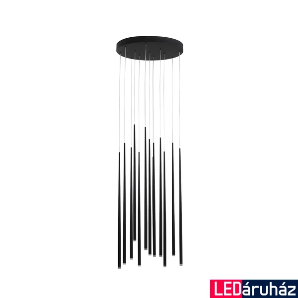 Azzardo Louise többágú függeszték, fekete, 3000K melegfehér, beépített LED, 36W, 2400 lm, AZ-3419