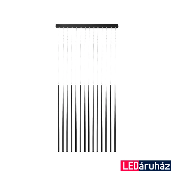 Azzardo Louise többágú függeszték, fekete, 3000K melegfehér, beépített LED, 45W, 2800 lm, AZ-3423