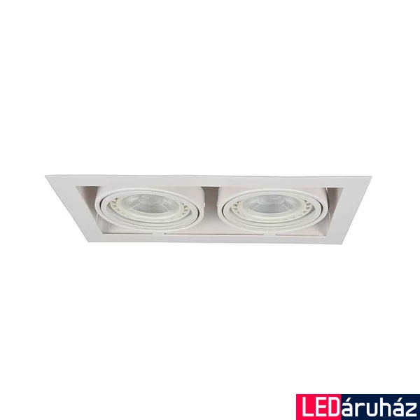 Azzardo Nova beépíthető lámpa, fehér, GU10, 2x50W, AZ-2876