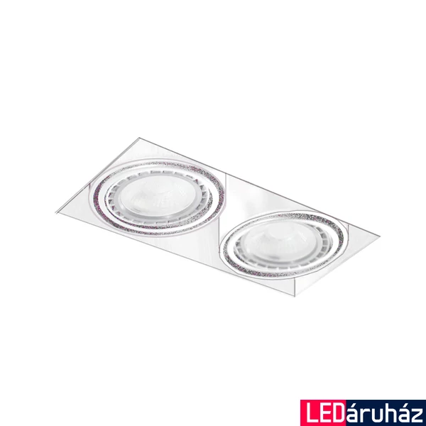 Azzardo Nova beépíthető lámpa, fehér, GU10, 2x50W, AZ-2934