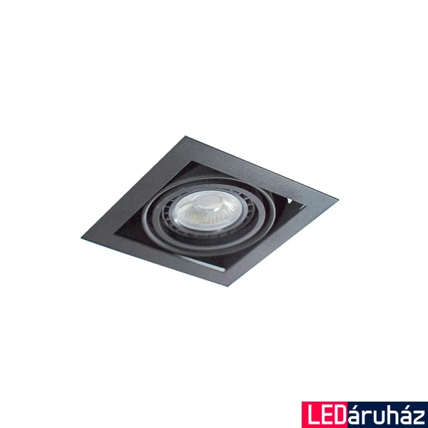 Azzardo Nova beépíthető lámpa, fekete, GU10, 1x50W, AZ-2869