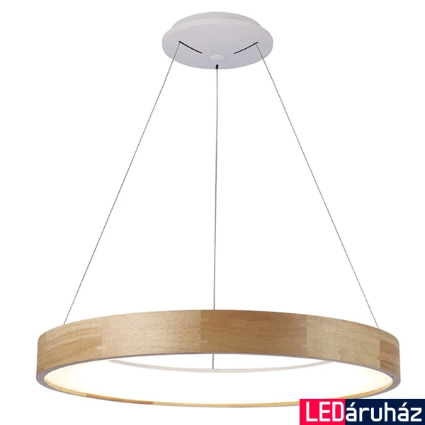 Azzardo Silvam 1 ágú függeszték, barna, Beépített LED, 3250 lm, AZ-2699