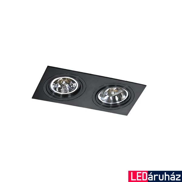 Azzardo Siro beépíthető lámpa, fekete, GU10, 1x50W, AZ-2806