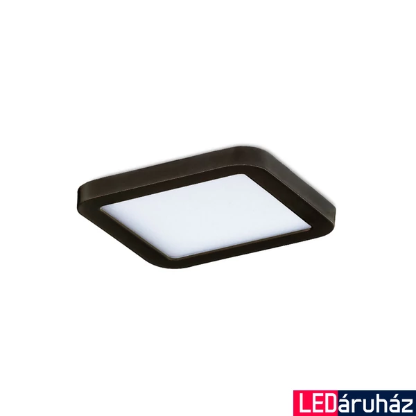 Azzardo Slim fürdőszobai mennyezeti lámpa, fekete, 3000K melegfehér, beépített LED, 6W, 500 lm, AZ-2833