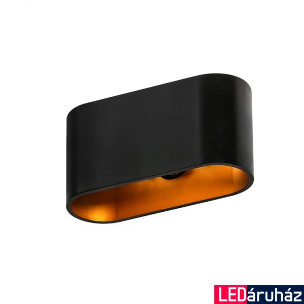 Azzardo Vega fali lámpa, lefelé és felfelé világít, fekete, G9, 1x28W, AZ-1709