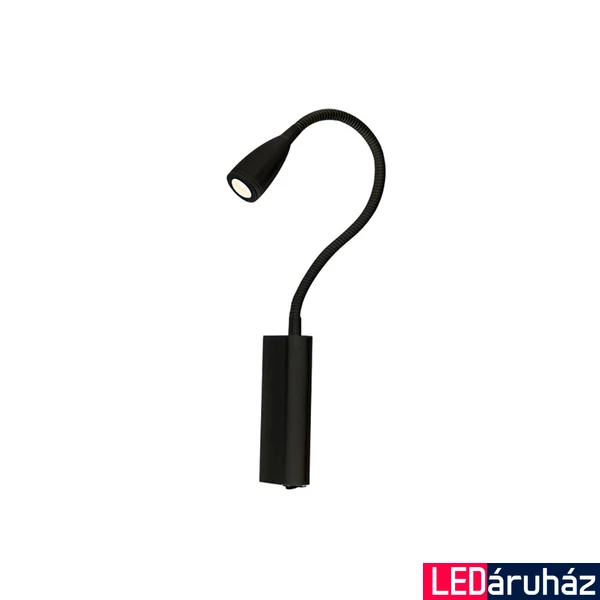 Azzardo Veronica fürdőszobai fali lámpa, fekete, 3000K melegfehér, beépített LED, 3W, 150 lm, AZ-1548