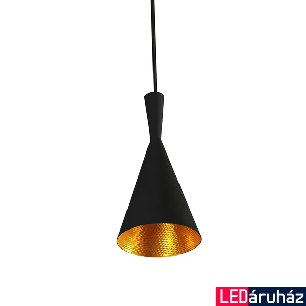 Azzardo Vita 1 ágú függeszték, fekete, E27, 1x42W, AZ-1405