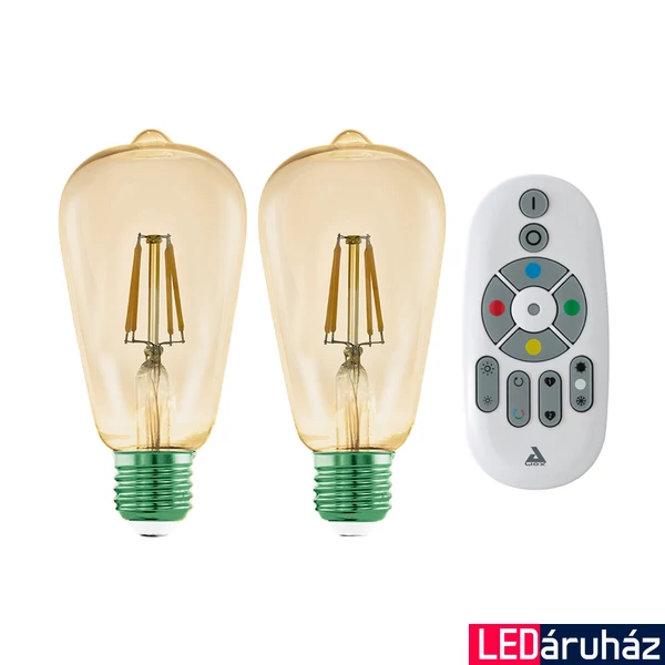 Eglo 12256 Connect.z fényforrás, 2200K ultra-melegfehér, E27 foglalattal, max. 2x5,5W