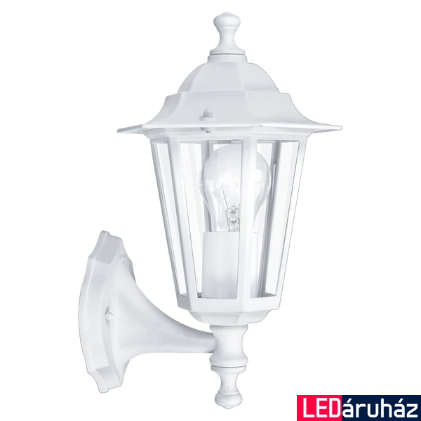 Eglo 22463 Laterna 5 kültéri fali lámpa, fehér, E27 foglalattal, max. 1x60W, IP44