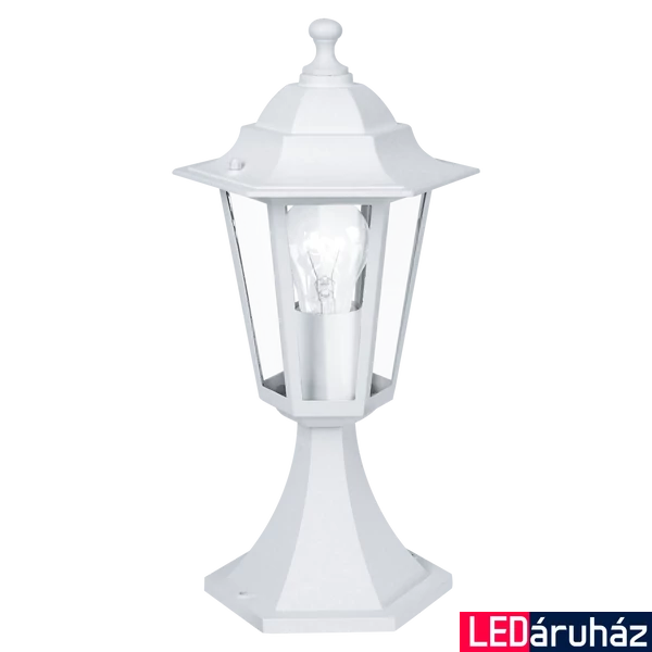 Eglo 22466 Laterna 5 kültéri állólámpa, fehér, E27 foglalattal, max. 1x60W, IP44
