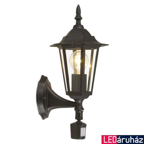 Eglo 22469 Laterna 4 kültéri fali lámpa, fekete, E27 foglalattal, max. 1x60W, IP44
