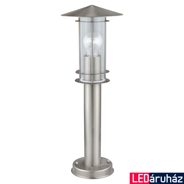 Eglo 30187 Lisio kültéri állólámpa, rozsdamentes acél (inox), E27 foglalattal, max. 1x60W, IP44