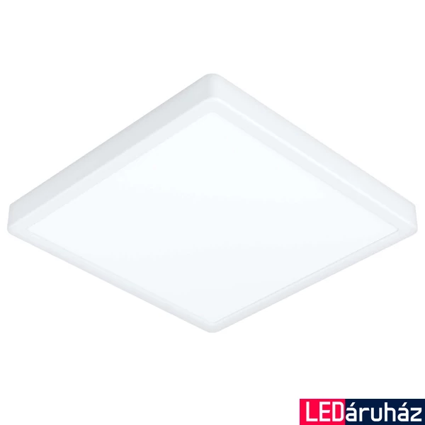 Eglo 30893 Fueva 5 fürdőszobai LED panel, felületre szerelhető, falon kívüli, 28,5 cm, fehér, kör, 2500 lm, 4000K természetes fehér, beépített LED, 20,5W, IP44, 285x285 mm