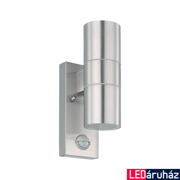 Eglo 32898 Riga 5 kültéri fali lámpa, rozsdamentes acél (inox), GU10 foglalattal, max. 2x3W, IP44