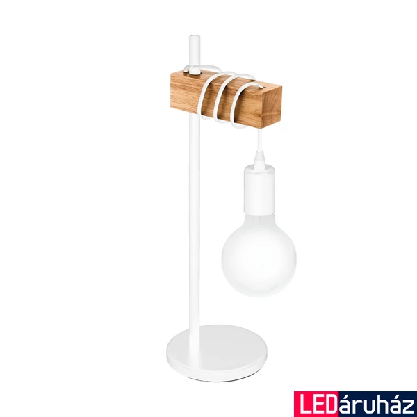 Eglo 33163 Townshend asztali lámpa, fehér, E27 foglalattal, max. 1x10W, IP20