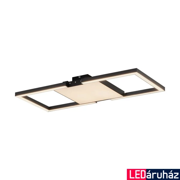 Eglo 390019 Macellara mennyezeti lámpa, fekete, 1920;1460 lm, 2700K-6500K szabályozható, beépített LED, 4x3,8W;2x5,5W, IP20