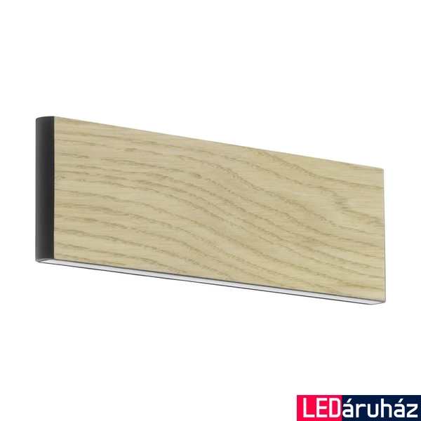 Eglo 390127 Climene fali lámpa, fekete, 1000 lm, 3000K melegfehér, LED foglalattal, max. 2x4,2W, IP20
