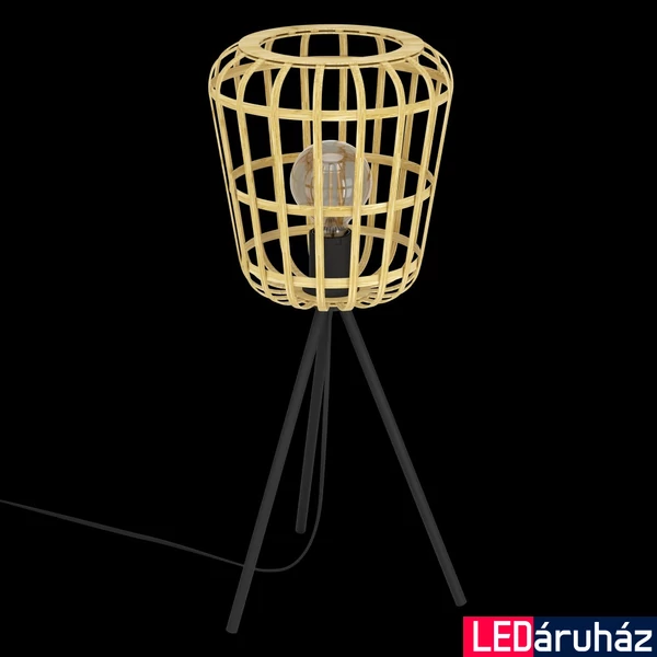 Eglo 390154 Montezuelo asztali lámpa, bambusz, E27 foglalattal, max. 1x40W, IP20