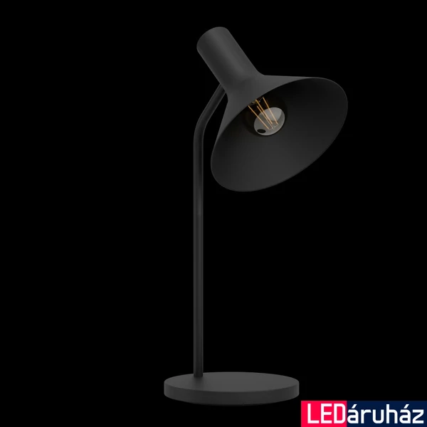 Eglo 390221 Morescana asztali lámpa, fekete, E27 foglalattal, max. 1x28W, IP20