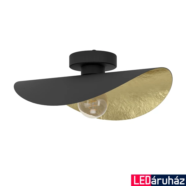 Eglo 390391 Saceda mennyezeti lámpa, fekete, E27 foglalattal, max. 1x40W, IP20