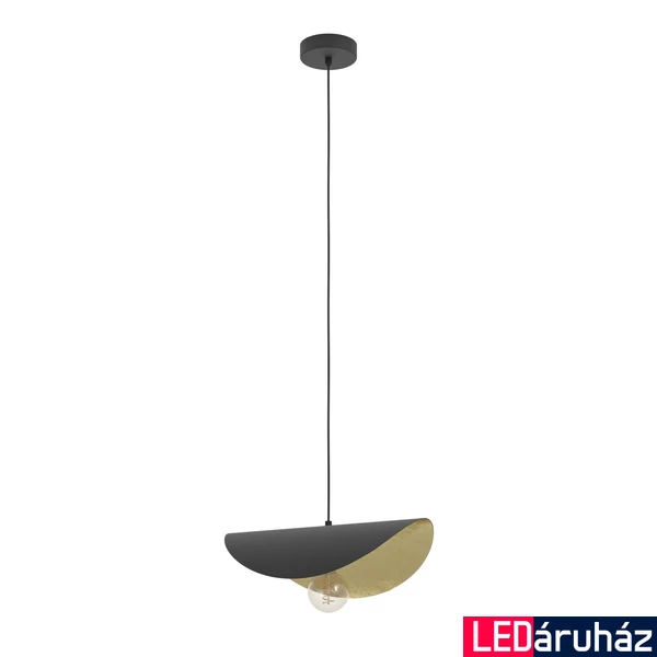 Eglo 390392 Saceda függeszték, fekete, E27 foglalattal, max. 1x40W, IP20