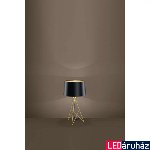 Eglo 39179 Camporale asztali lámpa, fekete, E27 foglalattal, max. 1x60W, IP20