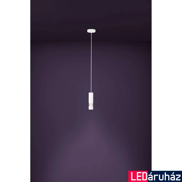 Eglo 39701 Bernabeta 1 ágú függeszték, buborék díszítéssel, fehér, GU10 foglalattal, max. 1x5W, IP20