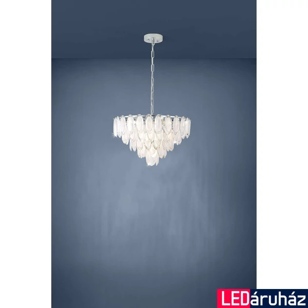 Eglo 39722 Carvario több ágú függeszték, kristály, króm, E14 foglalattal, max. 10x40W, IP20