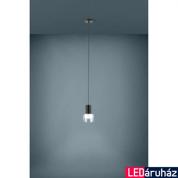 Eglo 39725 Molineros 1 ágú függeszték, fekete, GU10 foglalattal, max. 1x5W, IP20