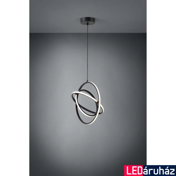 Eglo 39892 Retornio 1 ágú függeszték, fekete, 5200 lm, 3000K melegfehér, beépített LED, 37,8W, IP20