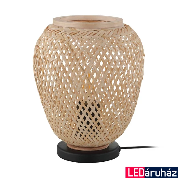Eglo 43263 Dembleby asztali lámpa, fa, E27 foglalattal, max. 1x40W, IP20