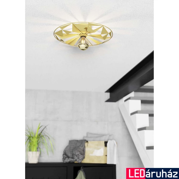 Eglo 43599 Castanuelo fali/mennyezeti lámpa, arany, E27 foglalattal, max. 1x40W, IP20