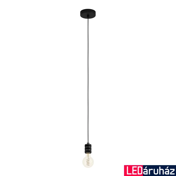 Eglo 43801 Yorth 1 ágú függeszték, nikkel, E27 foglalattal, max. 1x40W, IP20