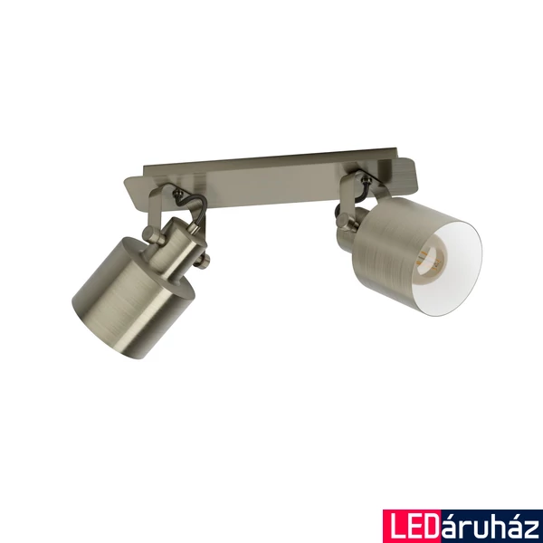Eglo 43818 Southery fali/mennyezeti lámpa, 2db spotfejjel, csiszolt felülettel, arany, E27 foglalattal, max. 2x40W, IP20