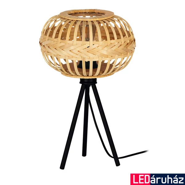 Eglo 43865 Amsfield 1 asztali lámpa, fekete, E27 foglalattal, max. 1x40W, IP20