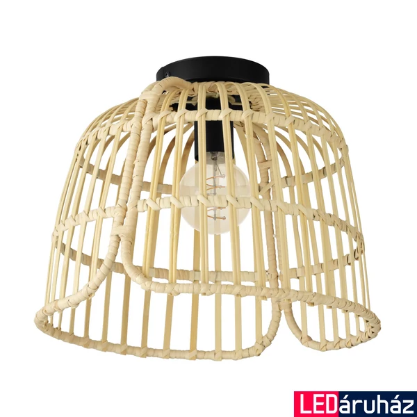 Eglo 43872 Glyneath mennyezeti lámpa, fonott, homok, rattan, barna, E27 foglalattal, max. 1x40W, IP20
