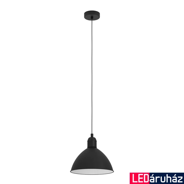 Eglo 43878 Priddy 1 ágú függeszték, fekete, E27 foglalattal, max. 1x40W