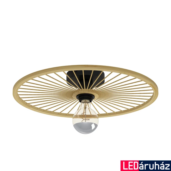 Eglo 43883 Leominster mennyezeti lámpa, fekete, E27 foglalattal, max. 1x40W, IP20