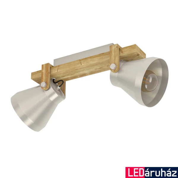 Eglo 43949 Cawton mennyezeti lámpa, ezüst, E27 foglalattal, max. 2x40W, IP20