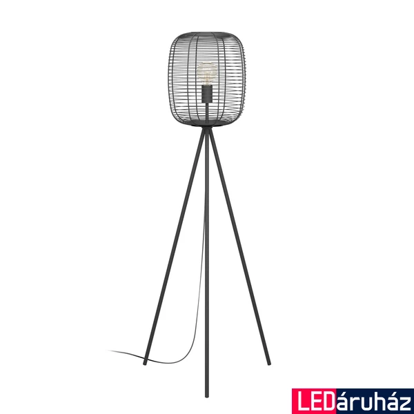 Eglo 43968 Rinroe állólámpa, fekete, E27 foglalattal, max. 1x40W, IP20